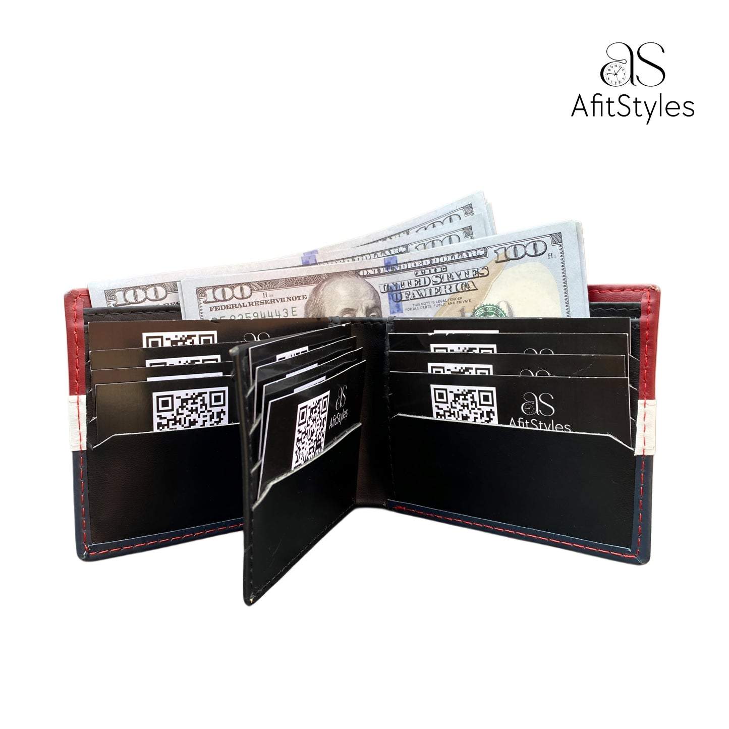 WL 6009 AfitStyles French-Inspired Tricolor Leather Wallet – Bold, Stylish & Unique