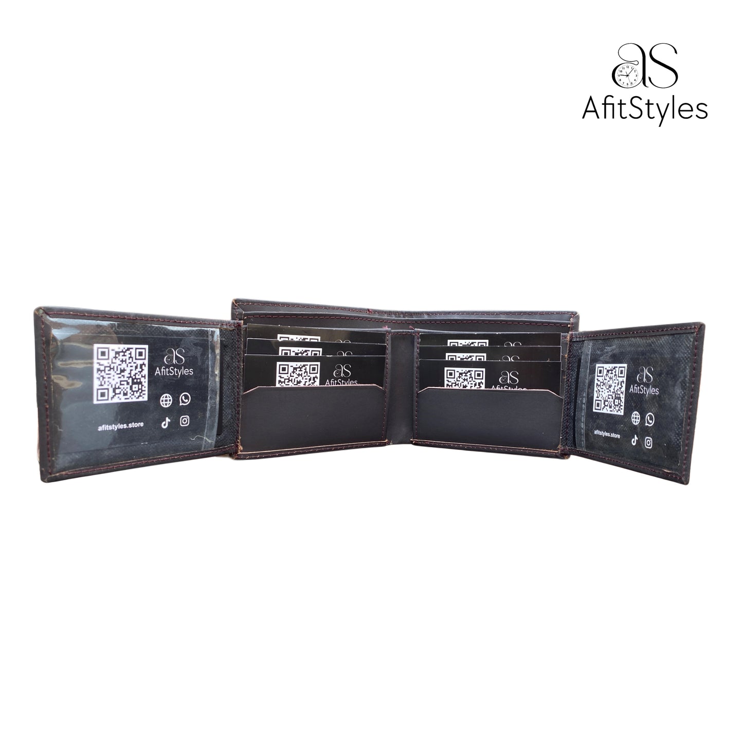 WL 6005 AfitStyles Ultimate Leather Wallet – 18 Card Slots & Expanding Design