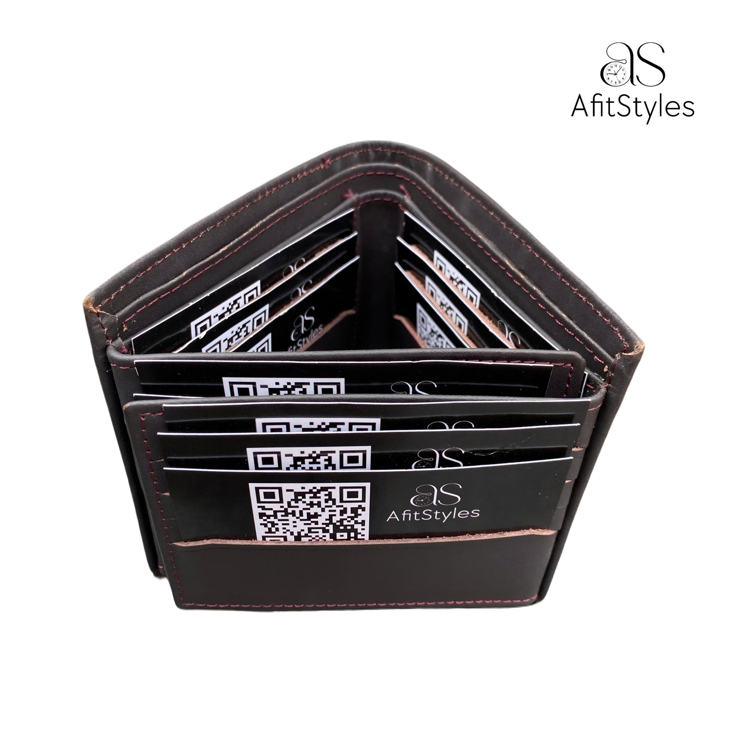 WL 6005 AfitStyles Ultimate Leather Wallet – 18 Card Slots & Expanding Design