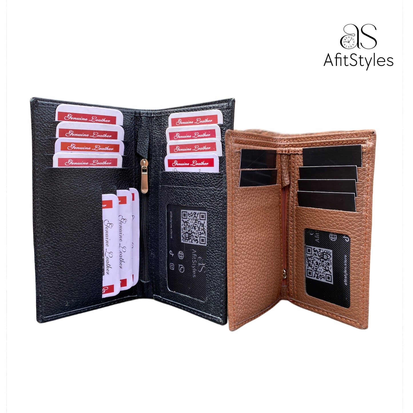 WL 6003 AfitStyles Exclusive: Vintage Long Leather Wallet