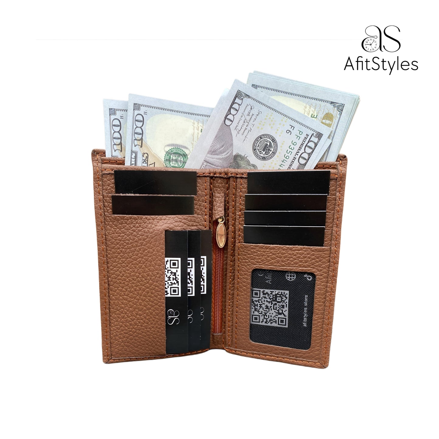 WL 6002 AfitStyles Exclusive: Vintage Long Leather Wallet