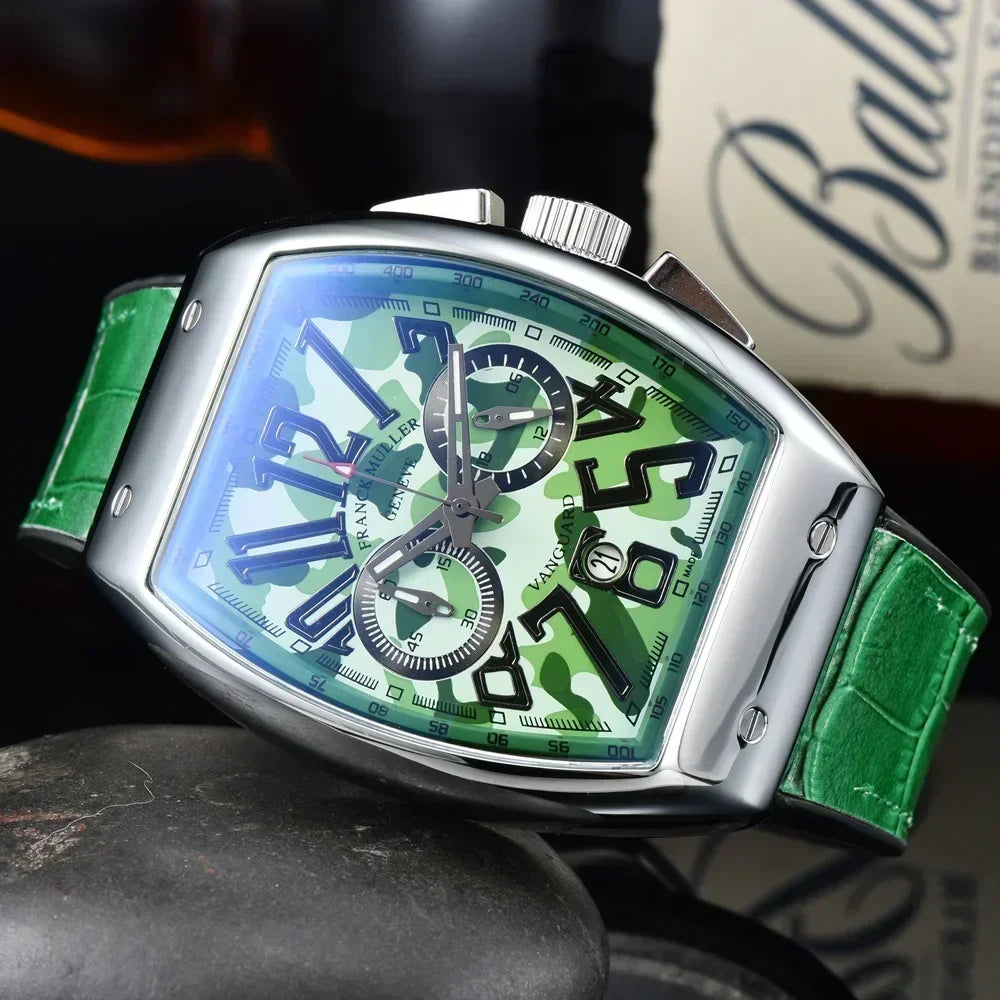 2025 Geneva New FRANCK MULLER Brand Watches For Mens Multifunction Chronograph WristWatch Fashion Business Sports