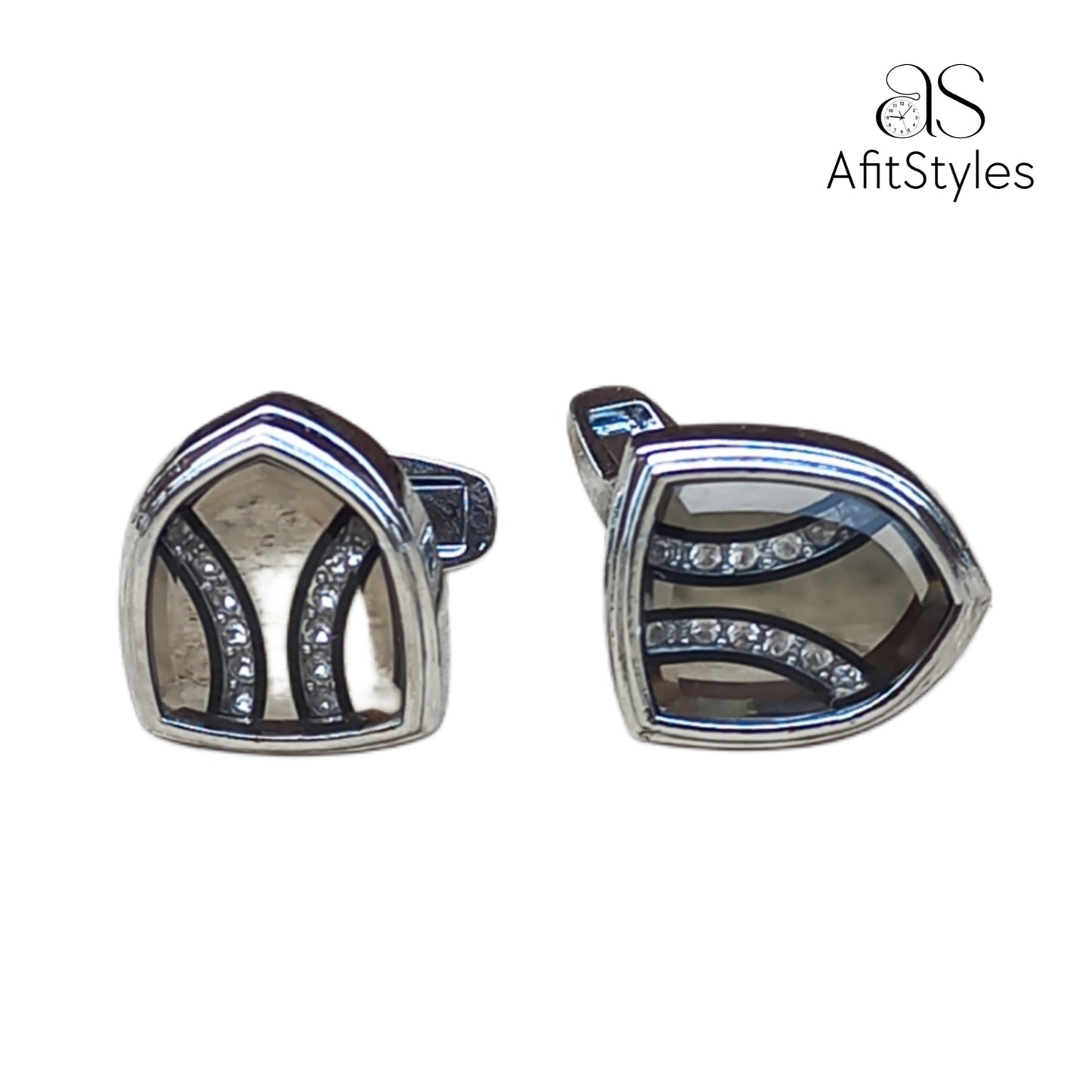 CL 5001 AfitStyles Modern CUFFLINKS for Gentlemen with box