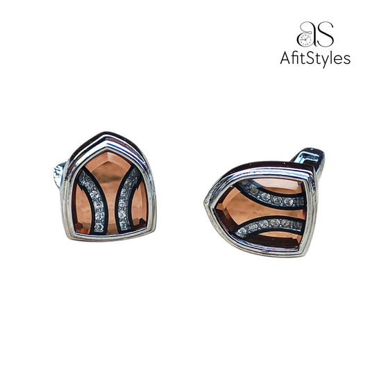 CL 5001 AfitStyles Modern CUFFLINKS for Gentlemen with box