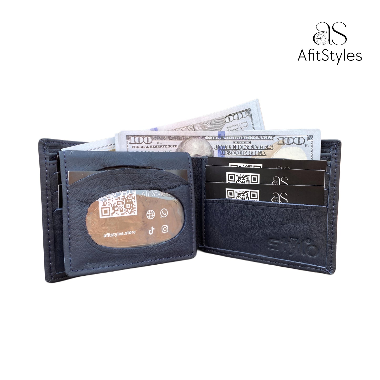 WL 6010 AfitStyles Stylo Premium Wallet – Modern Elegance & Functionality