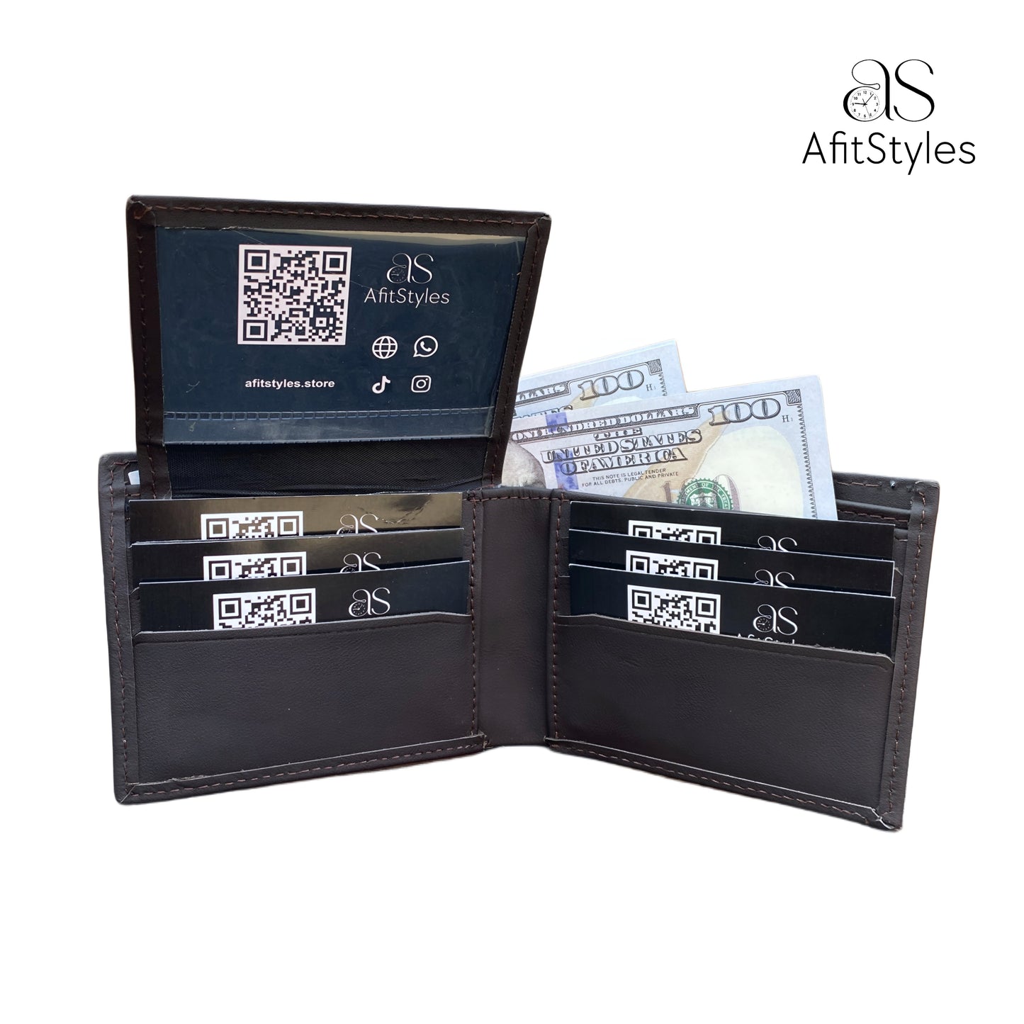 WL 6007 AfitStyles Classic Leather Travel Wallet – Secure & Sophisticated