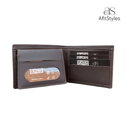 WL 6007 AfitStyles Classic Leather Travel Wallet – Secure & Sophisticated