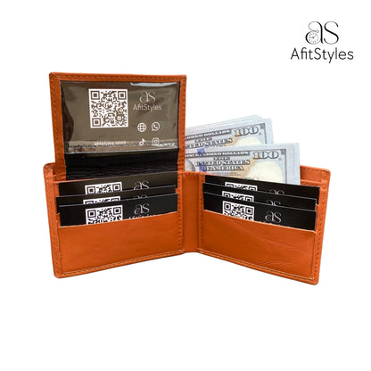 WL 6007 AfitStyles Classic Leather Travel Wallet – Secure & Sophisticated
