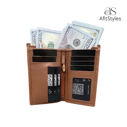 WL 6002 AfitStyles Exclusive: Vintage Long Leather Wallet