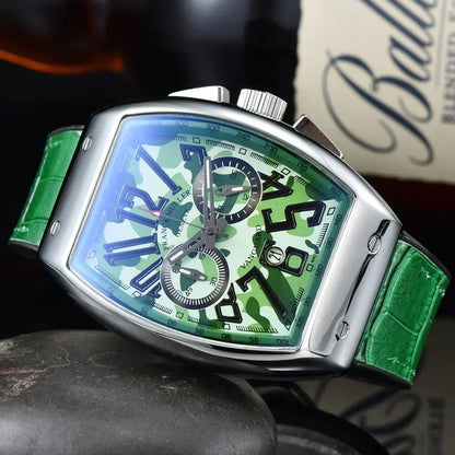 2025 Geneva New FRANCK MULLER Brand Watches For Mens Multifunction Chronograph WristWatch Fashion Business Sports