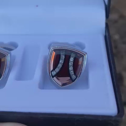 CL 5001 AfitStyles Modern CUFFLINKS for Gentlemen with box